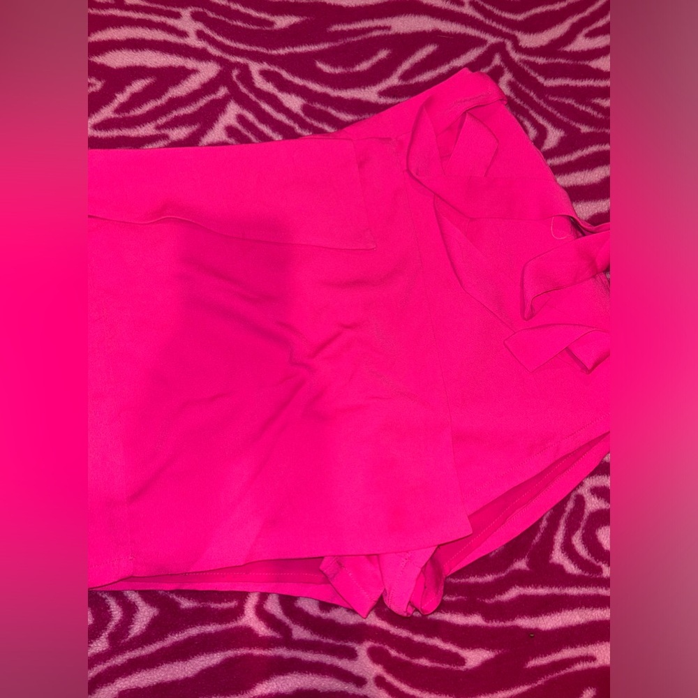 Neon Front tie skort
